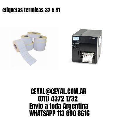 etiquetas termicas 32 x 41