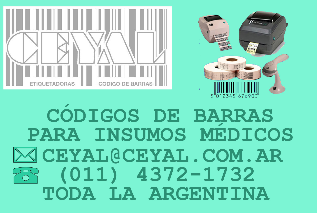 SERVICIO DE IMPRESIÓN DE ETIQUETAS PARA INSUMOS MÉDICOS