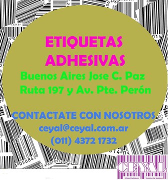 CÓDIGOS DE BARRAS TODA LA ARGENTINA CEYAL (011)43721732