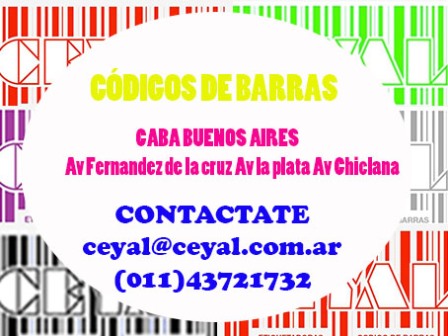 codigos de barras caba bs as ceyal argentina