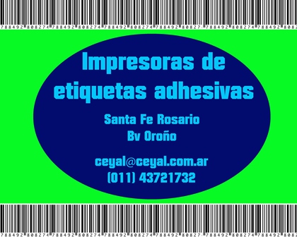 impresoras de etiquetas adhesivas santa fe rosario bv oroño ceyal argentina