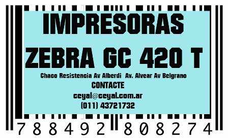 Cabezal Zebra impresora Gc 420 Entregamos