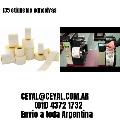 135 etiquetas adhesivas