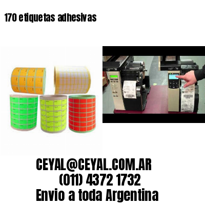 170 etiquetas adhesivas