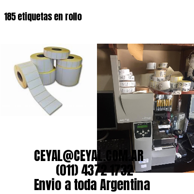 185 etiquetas en rollo