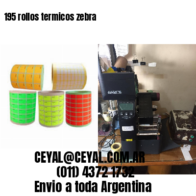 195 rollos termicos zebra