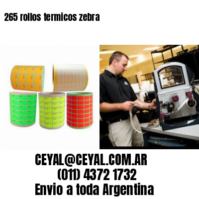 265 rollos termicos zebra