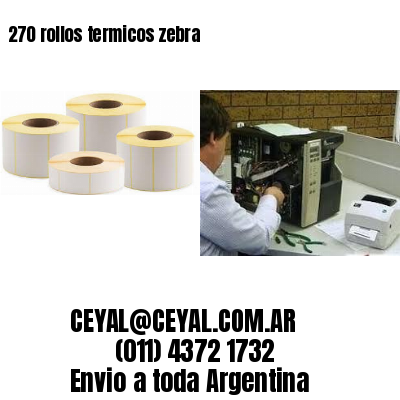 270 rollos termicos zebra