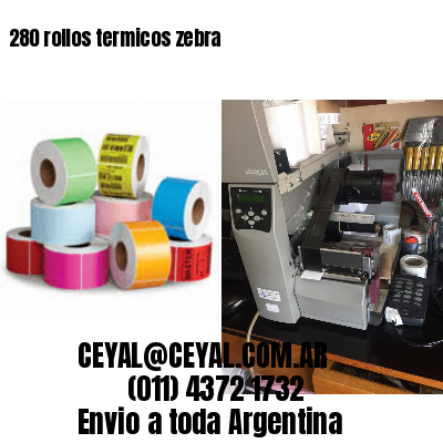 280 rollos termicos zebra