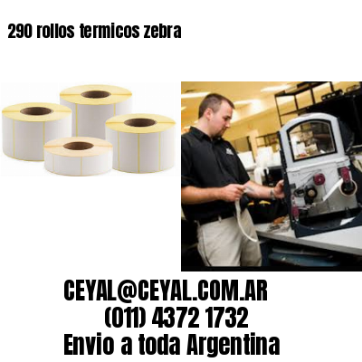 290 rollos termicos zebra