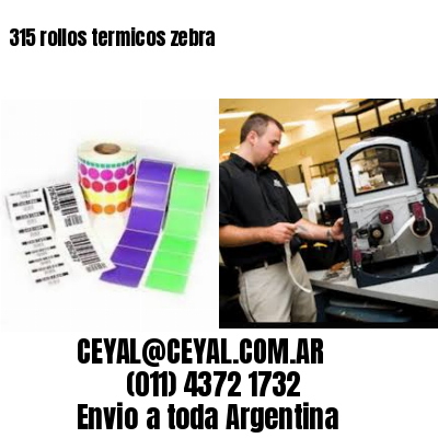 315 rollos termicos zebra