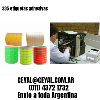 335 etiquetas adhesivas