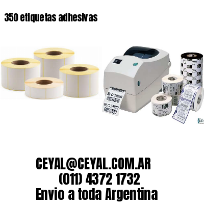 350 etiquetas adhesivas