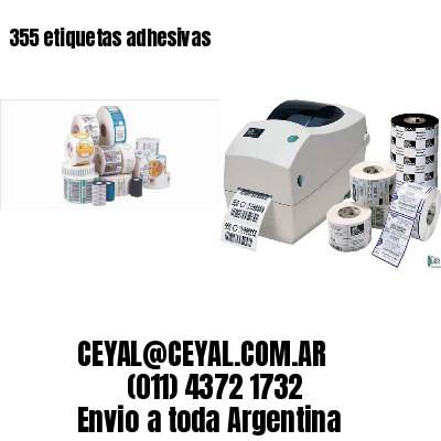 355 etiquetas adhesivas