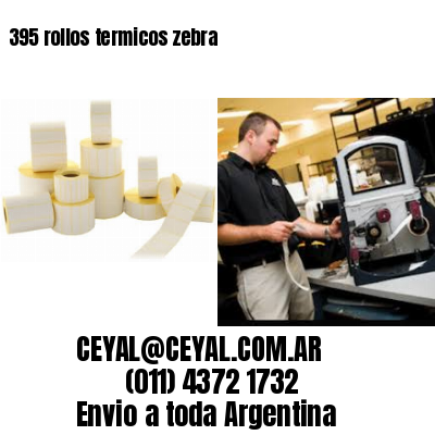 395 rollos termicos zebra