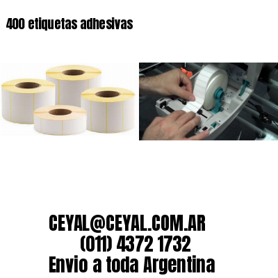 400 etiquetas adhesivas
