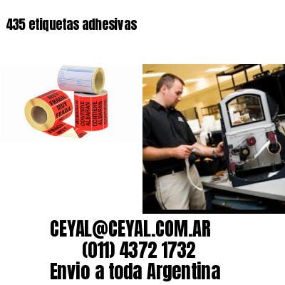 435 etiquetas adhesivas