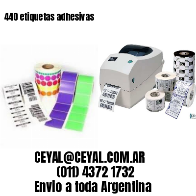 440 etiquetas adhesivas