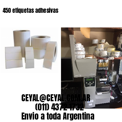 450 etiquetas adhesivas
