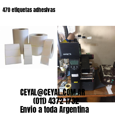 470 etiquetas adhesivas