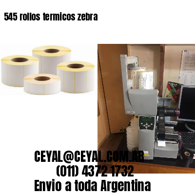 545 rollos termicos zebra