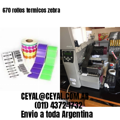 670 rollos termicos zebra