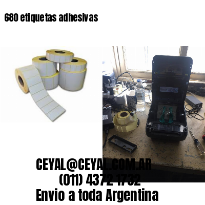 680 etiquetas adhesivas