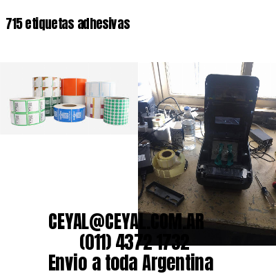 715 etiquetas adhesivas