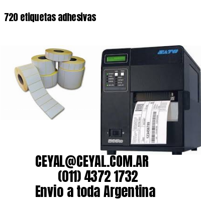 720 etiquetas adhesivas