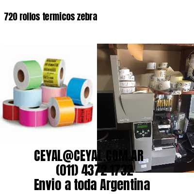 720 rollos termicos zebra