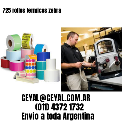 725 rollos termicos zebra