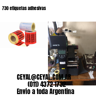 730 etiquetas adhesivas