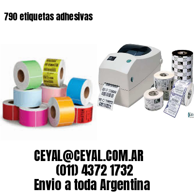 790 etiquetas adhesivas