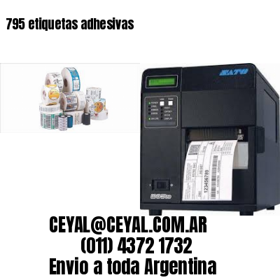 795 etiquetas adhesivas