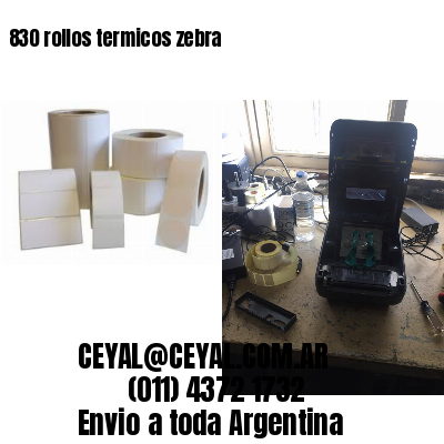 830 rollos termicos zebra