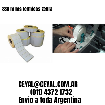 880 rollos termicos zebra
