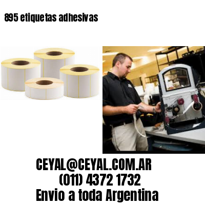 895 etiquetas adhesivas