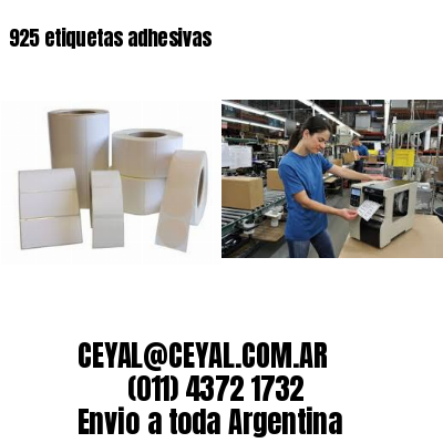 925 etiquetas adhesivas