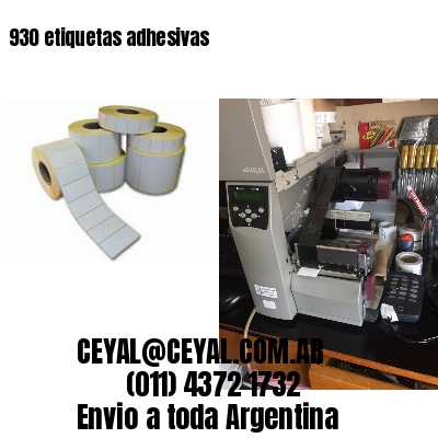 930 etiquetas adhesivas