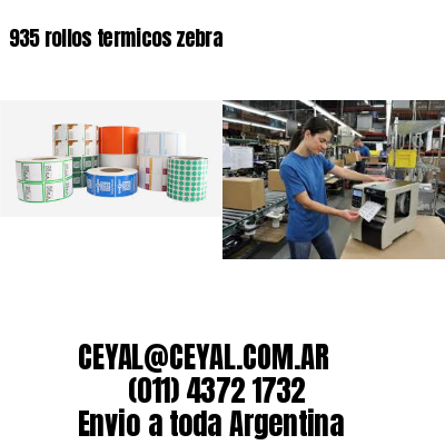 935 rollos termicos zebra