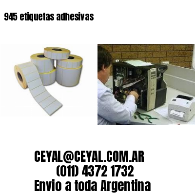 945 etiquetas adhesivas