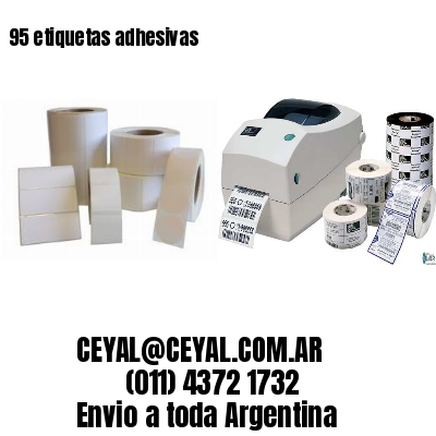 95 etiquetas adhesivas