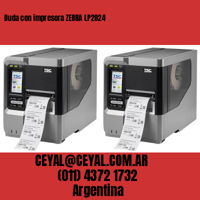 Duda con impresora {w.Zebra}