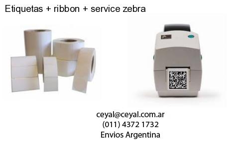 Etiquetas   ribbon   service zebra