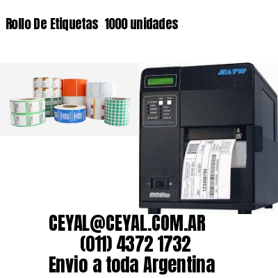 Rollo De Etiquetas  1000 unidades
