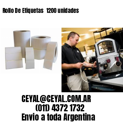 Rollo De Etiquetas  1200 unidades