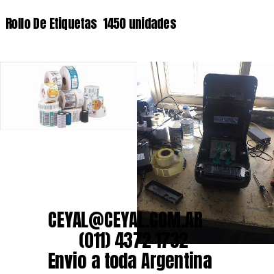 Rollo De Etiquetas  1450 unidades