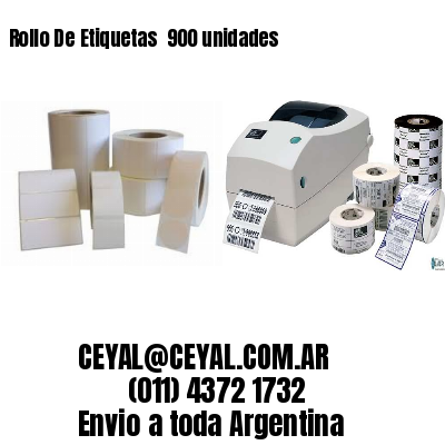 Rollo De Etiquetas  900 unidades