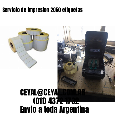 Servicio de impresion 2050 etiquetas