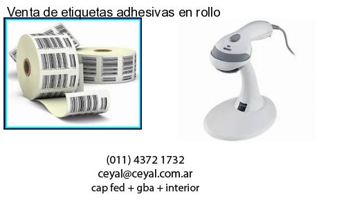Venta de etiquetas adhesivas en rollo